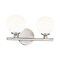 Z-Lite Neoma Vanity, 2-Light, 13.5 In.W x 6.75 In.L x 7.25 In.H, Brushed Nickel  /Opal Etched 1100-2V-BN - alternate 2